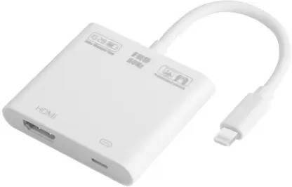 Etzin Lightning Cable 0.5 m HDMI Adapter Converter AV Connector 0.05 m HDMI Adapter