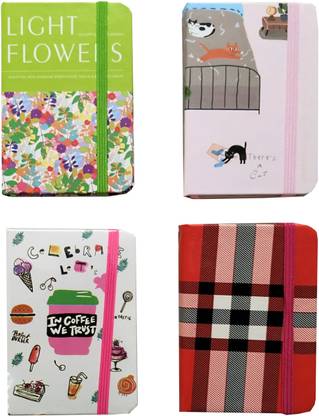 Blooming Box Mini Diary | Small Diary | Pocket Size Mini Notebook Single Ruling 160 Pages