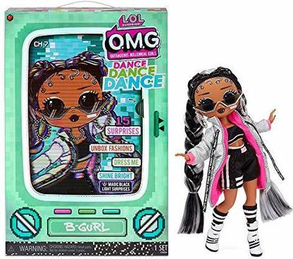 LOL Surprise OMG Dance Dance Dance B-Gurl Fashion Doll with 15 Surprises Including Magic