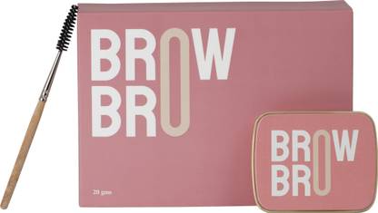 Indulgeo Essentials Brow Bro - Chemical Free Brow Styling Product 20gm With 2 Spoolies 20 g
