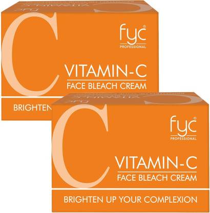 FYC PROFESSIONAL Vitamin C Face Bleach Cream, Brightens up your Complexion, 31gm, PACK OF 2