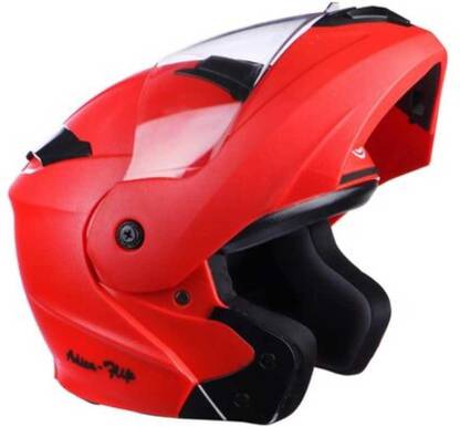 Racing-1 Flip-Up Unisex ISI Certified For Scooter Bike UNBREAKABLE Motorbike Helmet