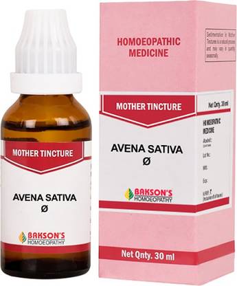Bakson's Homoeopathy Avena Sativa Q Mother Tincture