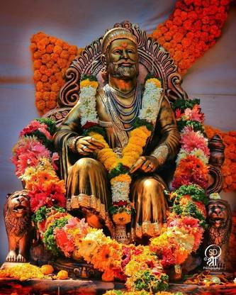 Chhatrapati Shivaji Maharaj Multicolor Photo Paper Print Poster Photographic Paper
