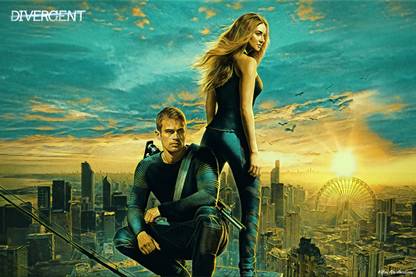 YAA - Divergent Cool Art Effect Movie Poster (18inchx12inch) Photographic Paper
