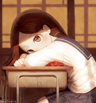 Takagi Karakai Jouzu No Takagi San Teasing Master Takagi-San Matte Finish Poster Paper Print