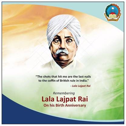 Lala Lajpat Rai Multicolor Photo Paper Print Poster Photographic Paper
