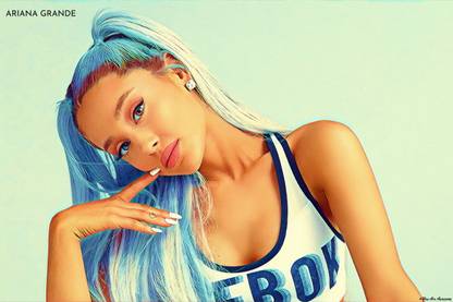 YAA - Ariana Grande Cool Poster Set 12 (18inchx12inch) Photographic Paper