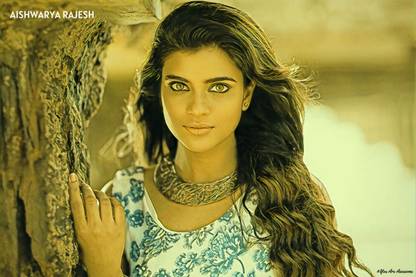 YAA - Aishwarya Rajesh Art Effect Poster (18inchx12inch) Photographic Paper