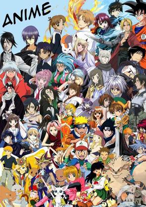 Manga Collage Anime Manga Series Hd Matte Finish Poster Paper Print