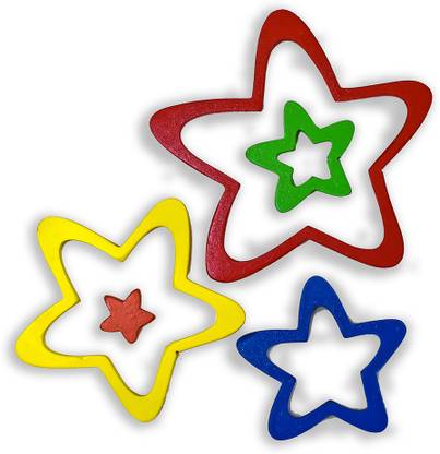ilearnngrow Star Puzzle - Size and Shape Sorter
