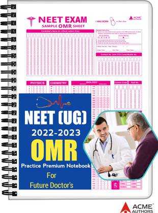 NEET( UG) EXAMS Latest Practice OMR Loose Shes | 100 OMR For 180 MCQs By ACME AUTHORS ®
