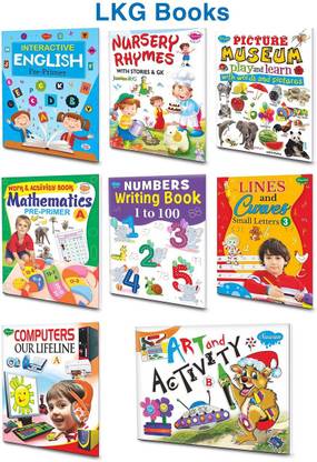 Sawan Present LKG Books (Set Of 8) (Reading, Writing, Learning) | Manoj Publications