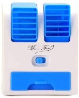 TECHEL Portable Dual Bladeless Mini Cooler Desktop Water Air Conditioner T19 PORTABLE MINI COOLER T19 USB Air Cooler