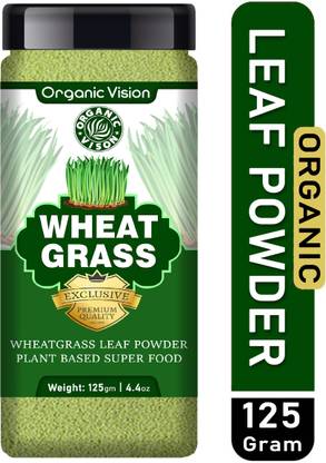 Organic Vision Organic Wheatgrass Powder, Wholefood Multivitamin, Supplement for Immunity