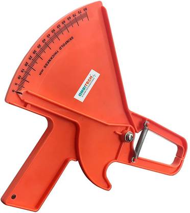 AMBITECH Skin Caliper - Handheld BMI Measuring Tool Measures Unisex Fat (Made in India) Body Fat Analyzer