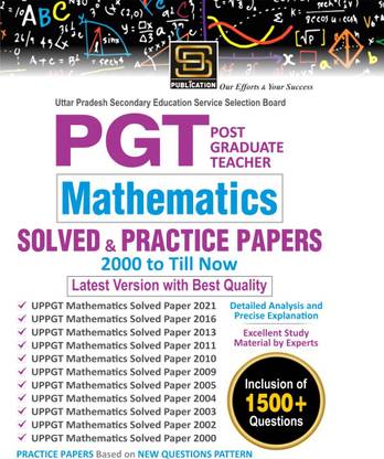 UP PGT Mathematics Solved Papers & Practice Sets - SD Publication