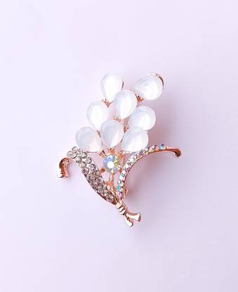 SHUBHCREATION BROOCH PIN FOR WOMEN SAREE , SAREE PIN DESIGN , FANCY SAREE PIN , SAREE PIN Brooch