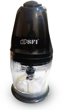silver flakes India by SFI Daily Chop Electric Chopper, Quad Stainless Steel, Platinum Sharp Edge 250 Watts Electric Vegetable & Fruit Chopper