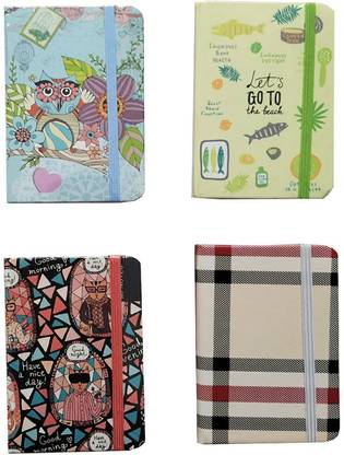 Blooming Box Pocket Notebook | Small Diary A7 Note Book Single Ruling 160 Pages