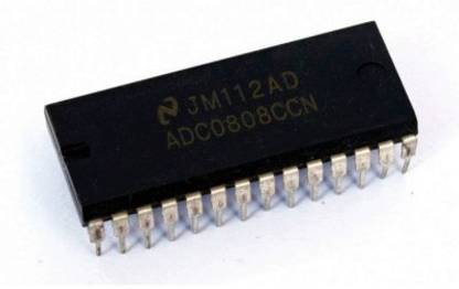 AEAAICO ADC0808 8-Bit A/D Converter with 8-Channel Multiplexer IC DIP-28 Package Electronic Components Electronic Hobby Kit