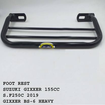 AXWee Black 1 Pc of Lady Step Footrest for Compatible Gixxer Old /CBZ /Xtreme Foot Rest