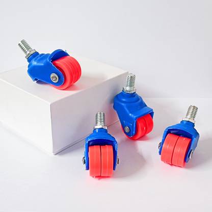 play run ™4 Pcs 55mm Heavy Duty 160kg Swivel Castor Wheels Trolley Furniture Caster Swivel Furniture Caster