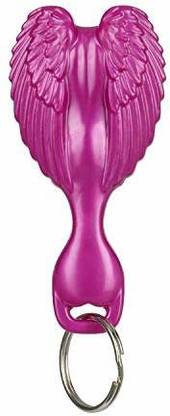 Tangle Angel l Keyring Detangling Brush Fuchsia Grey Bristles