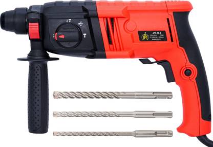 JPT 20MM SDS+ Chuck with Safety Clutch, 3 Functions 700W Corded variable speed Rotary Hammer Drill