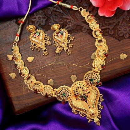 KALPANA CHUDIGHAR Brass Jewel Set