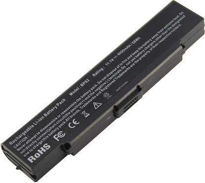 Lap2star BPS2B VGP-BPS2A, VGP-BPS2B VGP-BPL2C VGP-BPS2 VGP-BPS2A VGP-BPS2B 6 Cell Laptop Battery