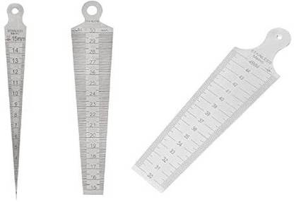 Lovely Kristeel 0-15, 15-30, 30-45 MM SS Taper Gauge Set - Set of 3 Size Bore Gauge