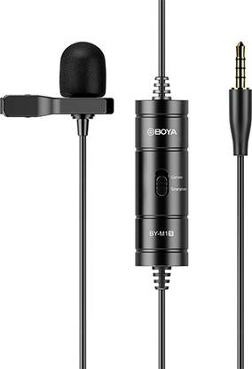 BOYA BY-M1S Professional Universal Plug and Play Lavalier for Cameras and Mobile Microphone