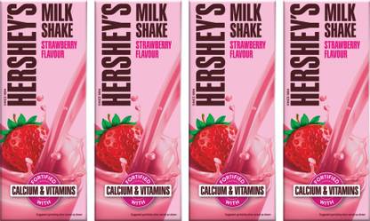 HERSHEY'S Milkshake Strawberry 720ml (180ml- pack of 4)