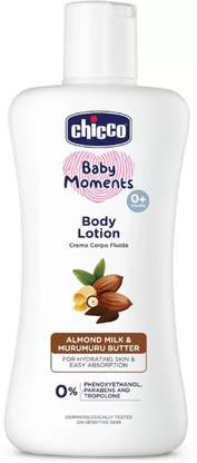 Chicco Baby moments body lotion almond milk murmuru butter 200ml