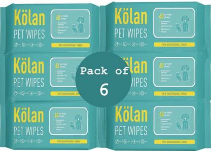 Kolan Biodegradable Pet Ear Eye Wipes