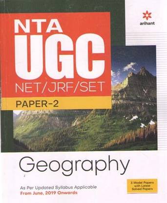 Arihant Nta Ugc Net/jrf/set (Paper--2) Geography