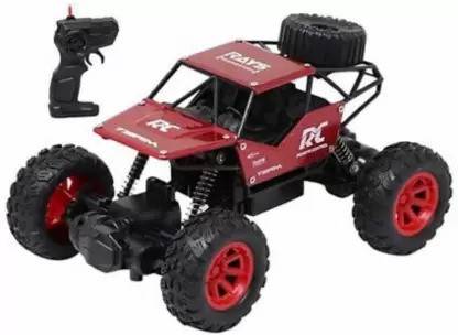 Happykids 1:18 Remote Control Rock Crawler Monster Truck Car 4x4 Metallic Body Silver