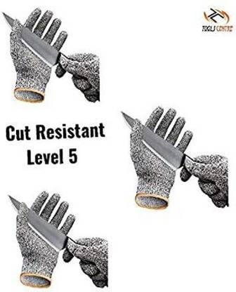 ToolsCentre SAIFIN CUT RESISTANT GLOVES 3PAIRS Kevlar  Safety Gloves