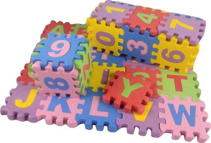 Desicart 36 Pieces ABC Puzzle Alphabet Floor mats for Kids-Pack of 2