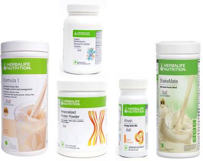 Herbalife Nutrition FORMULA1 VANILLA 500PROTIEN200AFRESH ENERGY DRINK PEACH 50 SHAKEMATE 500 F 2 Protein Shake