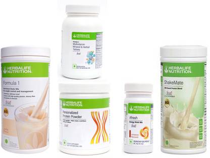 Herbalife Nutrition FORMULA1 VANILLA 500PROTIEN200AFRESH ENERGY DRINK CINNAMAN 50 SHAKEMATE 500 F 2 Protein Shake