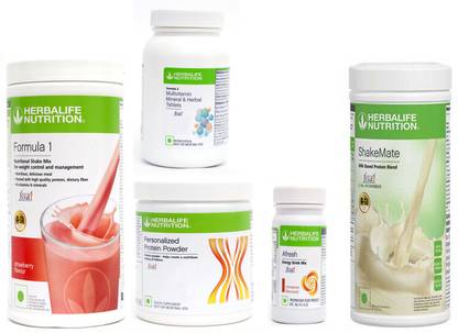 Herbalife Nutrition FORMULA1STRAWBERRY500PROTIEN200AFRESH ENERGY DRINK CINNAMAN 50 SHAKEMATE 500 F 2 Protein Shake