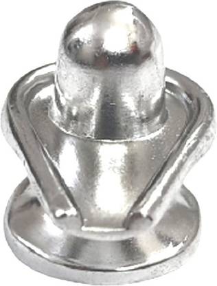 numeroastro Parad | Mercury Shivling for Shiv Puja (50-55 Grams Approx) (1 Pc) Decorative Showpiece  -  2 cm
