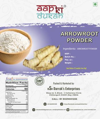 Aapkidukan Arrowroot Powder/Araroat Powder/Ararot Powder