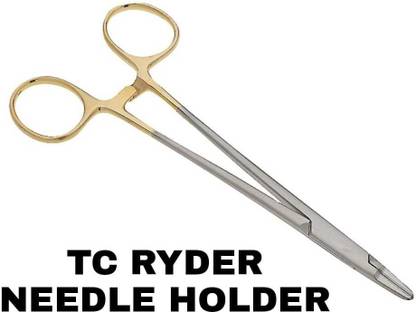 Forgesy Ryder Needle Holder Tc Tip Gold 8" (pack of 1) Needle Holders