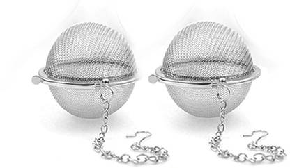 YANCI Stainless Steel Tea Ball Strainer Mesh Infuser Filter with Chain Hook (Small)) Tea Strainer