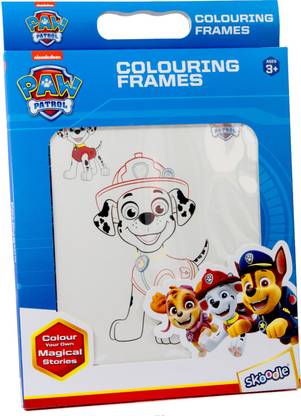 SKOODLE Paw Patrol Coloring Frames For kids