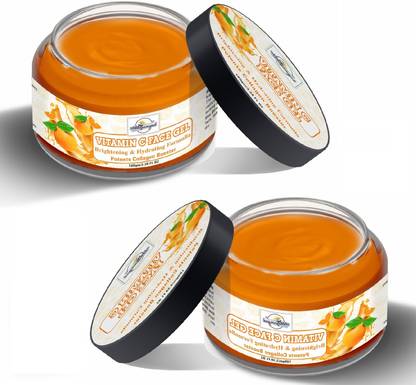 ABHIGAMYAH Vitamin C Gel Brightening & Hydrating Formulla Potents Collagen Booster 100 Gm.
