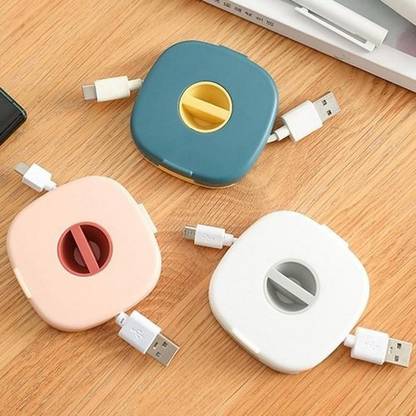 Maxigo Cable Management Retractable Cord Organizer Mobile Phone Holder Cable Protector
